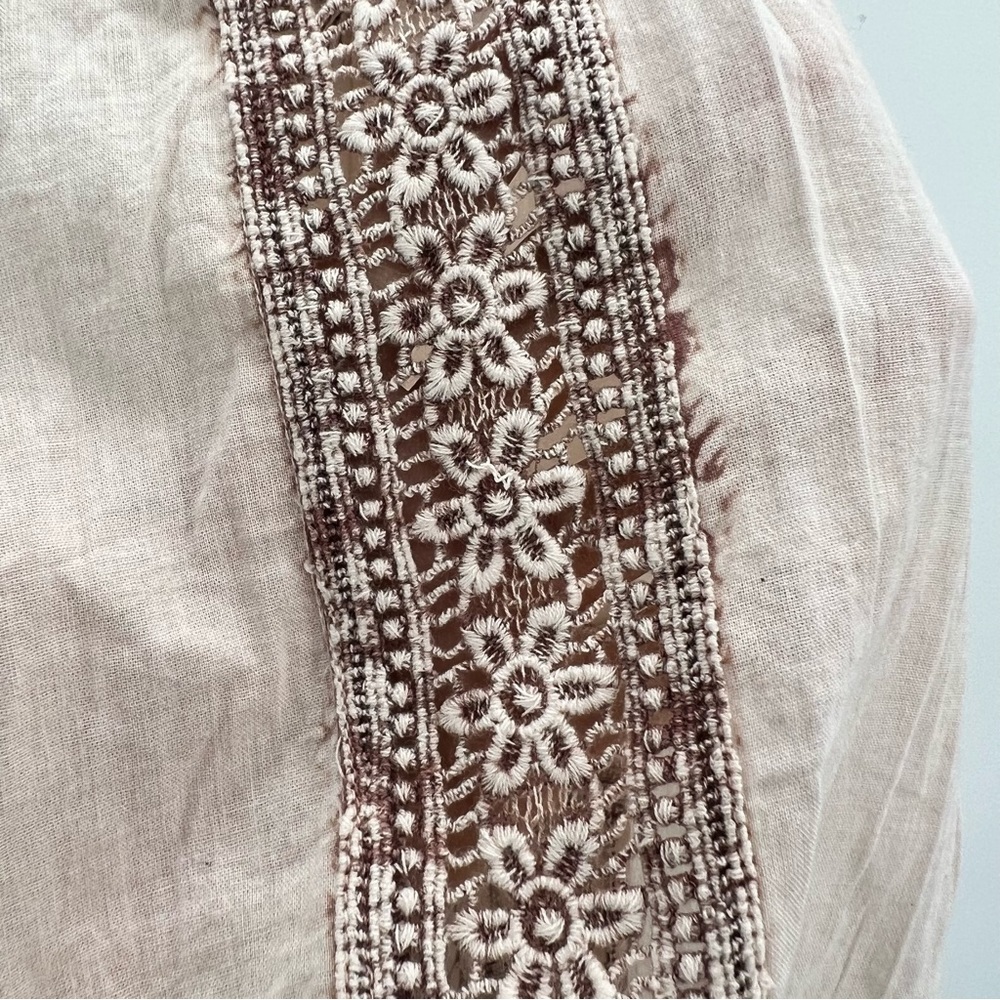 NWT Rachel Zoe Colorblock Knit Sleeveless Button Blouse Shirt Top Paisley S - Picture 9 of 10